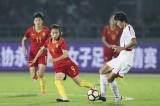 2017-10-19 国际女子足球赛 中国女足VS朝鲜女足全场录像