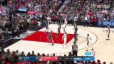 2018-04-15 NBA季后赛西部首轮1 开拓者VS鹈鹕录像 第一节