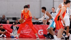 夏季联赛 中国男篮VS黄蜂录像 第一节