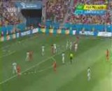 1/4决赛 阿根廷VS比利时录像 上半场 