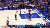 2018-04-15 NBA季后赛东部首轮1 76人VS热火录像 第四节