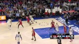 2018-04-17 NBA季后赛东部首轮2 76人VS热火录像 第三节