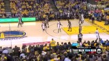2018-04-17 NBA季后赛西部首轮2 勇士VS马刺录像 第四节