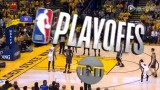 2018-04-17 NBA季后赛西部首轮2 勇士VS马刺录像 第三节