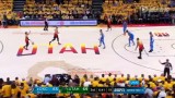 2018-04-22 NBA季后赛西部首轮3 爵士VS雷霆录像 第四节